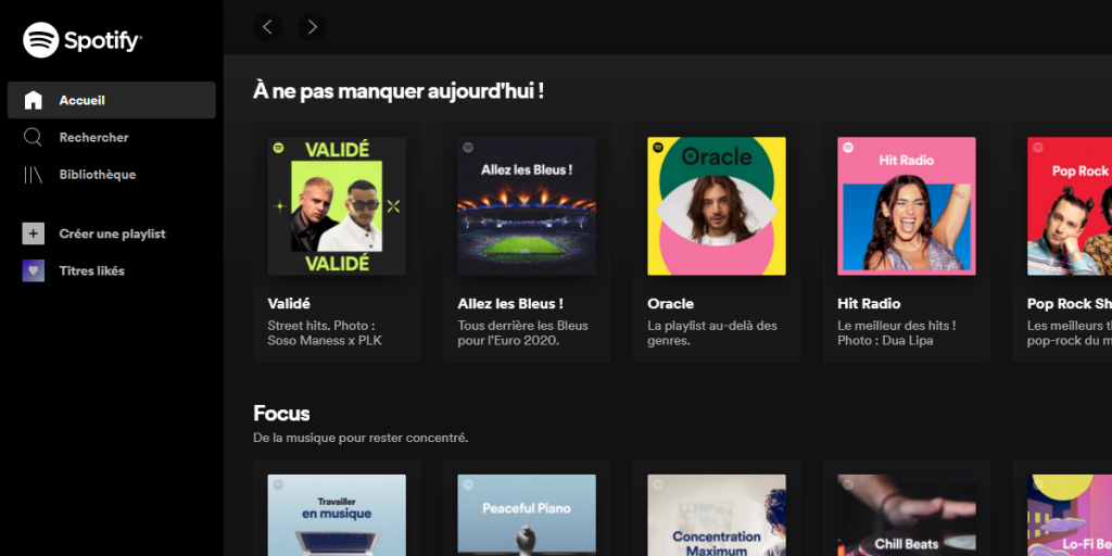 Spotify Web Player