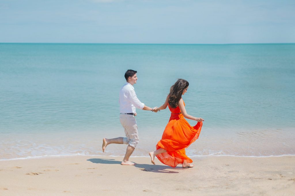 Couple sur la plage