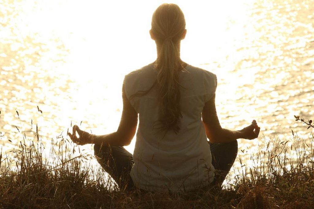 Femme yoga